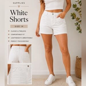 ✨ Supplies White Shorts | Size 14 | NWOT